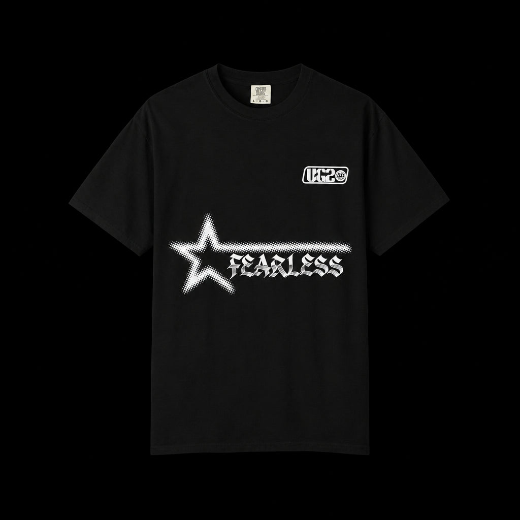 Fearless Star Skull T‑Shirt