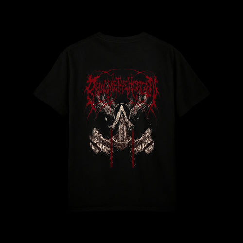 Stay Wild Graphic T-Shirt — Dark Gothic Deer Skull Tee