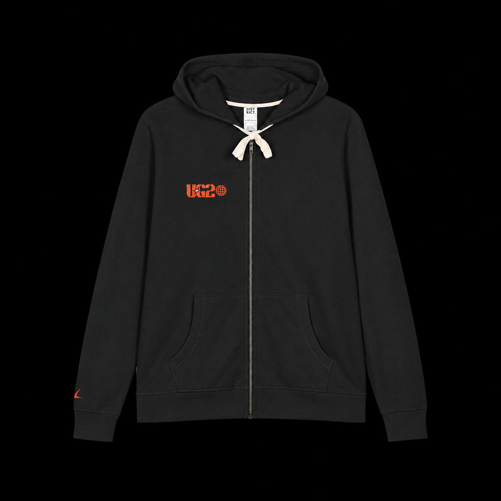 UG2 Men's Black Full-Zip Hoodie